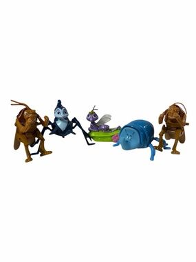 Vintage McDonald’s Happy Meal Toy Disney Pixar A Bugs Life Bundle Dim Rosie Atta